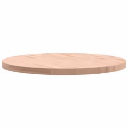 vidaXL Table Top Wooden Replacement Desk Top Dining Table Top Solid Wood Beech - light brown, 80 x 4 cm - Additional view 5