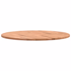 vidaXL Table Top Wooden Replacement Desk Top Dining Table Top Solid Wood Beech - brown, 60 x 1.5 cm - Additional view 4