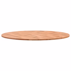 vidaXL Table Top Wooden Replacement Desk Top Dining Table Top Solid Wood Beech - brown, 80 x 1.5 cm - Additional view 5