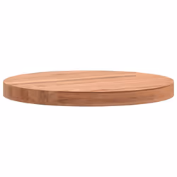 vidaXL Table Top Wooden Replacement Desk Top Dining Table Top Solid Wood Beech - brown, 30 x 2.5 cm - Additional view 5