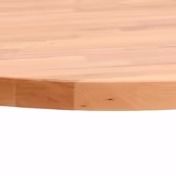 vidaXL Table Top Wooden Replacement Desk Top Dining Table Top Solid Wood Beech - brown, 50 x 2.5 cm - Additional view 2