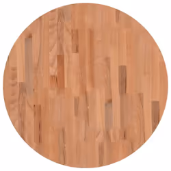 vidaXL Table Top Wooden Replacement Desk Top Dining Table Top Solid Wood Beech - brown, 70 x 2.5 cm - Additional view 2