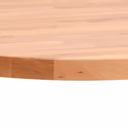 vidaXL Table Top Wooden Replacement Desk Top Dining Table Top Solid Wood Beech - brown, 80 x 2.5 cm - Additional view 2