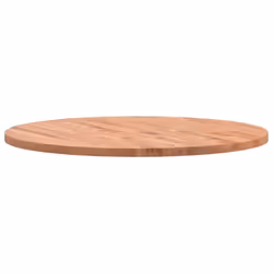vidaXL Table Top Wooden Replacement Desk Top Dining Table Top Solid Wood Beech - brown, 80 x 2.5 cm - Additional view 5