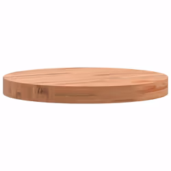 vidaXL Table Top Wooden Replacement Desk Top Dining Table Top Solid Wood Beech - brown, 40 x 4 cm - Additional view 4