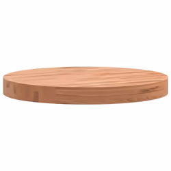 vidaXL Table Top Wooden Replacement Desk Top Dining Table Top Solid Wood Beech - brown, 40 x 4 cm - Additional view 5