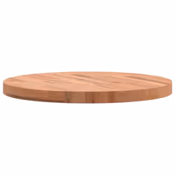 vidaXL Table Top Wooden Replacement Desk Top Dining Table Top Solid Wood Beech - brown, 60 x 4 cm - Additional view 4