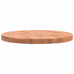 vidaXL Table Top Wooden Replacement Desk Top Dining Table Top Solid Wood Beech - brown, 60 x 4 cm - Additional view 5