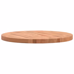 vidaXL Table Top Wooden Replacement Desk Top Dining Table Top Solid Wood Beech - brown, 70 x 4 cm - Additional view 4