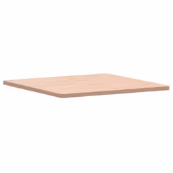 vidaXL Table Top Wooden Replacement Desk Top Dining Table Top Solid Wood Beech - light brown, 80 x 80 x 2.5 cm - Additional view 2