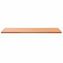 vidaXL Table Top Wooden Replacement Desk Top Dining Table Top Solid Wood Beech - brown, 80 x 80 x 1.5 cm - Additional view 2