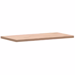 vidaXL Bathroom Countertop Vanity Top Wash Basin Worktop Solid Wood Beech - natural, 80 x 40 x 2.5 cm - Additional view 2