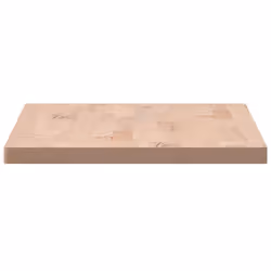 vidaXL Bathroom Countertop Vanity Top Wash Basin Worktop Solid Wood Beech - natural, 80 x 40 x 2.5 cm - Additional view 4