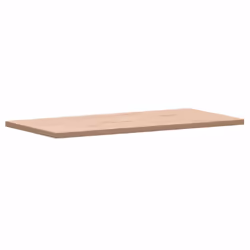 vidaXL Bathroom Countertop Vanity Top Wash Basin Worktop Solid Wood Beech - natural, 100 x 50 x 2.5 cm - Additional view 2