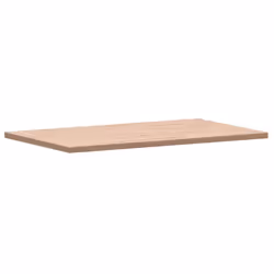 vidaXL Bathroom Countertop Vanity Top Wash Basin Worktop Solid Wood Beech - natural, 100 x 60 x 2.5 cm - Additional view 2