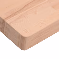 vidaXL Bathroom Countertop Vanity Top Wash Basin Worktop Solid Wood Beech - natural, 100 x 50 x 4 cm - Additional view 5