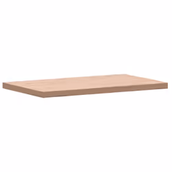vidaXL Bathroom Countertop Vanity Top Wash Basin Worktop Solid Wood Beech - natural, 100 x 60 x 4 cm - Additional view 2