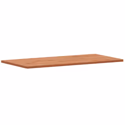 vidaXL Bathroom Countertop Vanity Top Wash Basin Worktop Solid Wood Beech - brown, 100 x 50 x 1.5 cm - Additional view 2