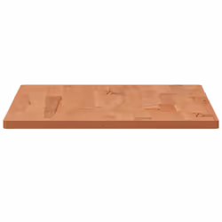 vidaXL Bathroom Countertop Vanity Top Wash Basin Worktop Solid Wood Beech - brown, 100 x 50 x 1.5 cm - Additional view 4