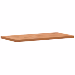vidaXL Bathroom Countertop Vanity Top Wash Basin Worktop Solid Wood Beech - brown, 80 x 40 x 2.5 cm - Additional view 2