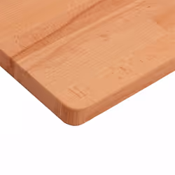 vidaXL Bathroom Countertop Vanity Top Wash Basin Worktop Solid Wood Beech - brown, 80 x 40 x 2.5 cm - Additional view 5