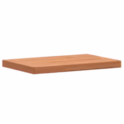 vidaXL Bathroom Countertop Vanity Top Wash Basin Worktop Solid Wood Beech - brown, 80 x 40 x 4 cm - Additional view 2