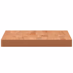 vidaXL Bathroom Countertop Vanity Top Wash Basin Worktop Solid Wood Beech - brown, 80 x 40 x 4 cm - Additional view 4