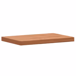 vidaXL Bathroom Countertop Vanity Top Wash Basin Worktop Solid Wood Beech - brown, 60 x 40 x 4 cm - Additional view 2
