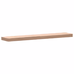 vidaXL Wall Shelf Floating Shelf Wall Mounted Shelf Rack Solid Wood Beech - natural, 100 x 20 x 4 cm - Additional view 2