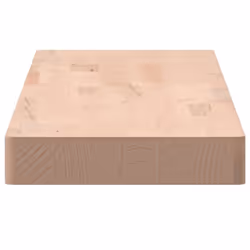 vidaXL Wall Shelf Floating Shelf Wall Mounted Shelf Rack Solid Wood Beech - natural, 100 x 20 x 4 cm - Additional view 4