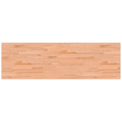 vidaXL Workbench Top Wooden Work Top Tool Office Table Top Solid Wood Beech - 180 x 55 x 2.5 cm