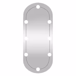 vidaXL Mirror Dressing Room Make up Vanity Mirror Bedroom Wall Mirror Glass - 30 x 70 cm - Additional view 4