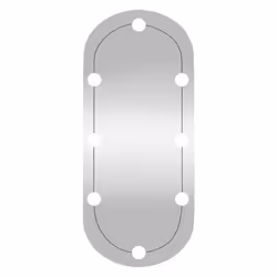 vidaXL Mirror Dressing Room Make up Vanity Mirror Bedroom Wall Mirror Glass - 35 x 80 cm - Additional view 4