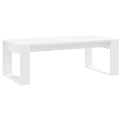 vidaXL Coffee Table Side Table End Table Sofa Table White Engineered Wood - white