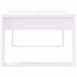 vidaXL Coffee Table Side Table End Table Sofa Table White Engineered Wood - white - Additional view 4