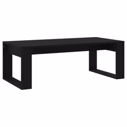 vidaXL Coffee Table Side Table End Table Sofa Table White Engineered Wood - black