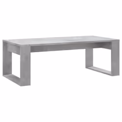 vidaXL Coffee Table Side Table End Table Sofa Table White Engineered Wood - concrete grey