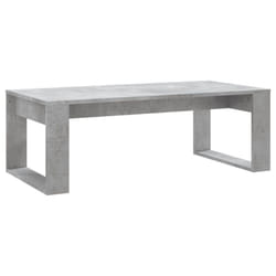 vidaXL Coffee Table Side Table End Table Sofa Table White Engineered Wood - concrete grey