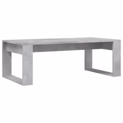vidaXL Coffee Table Side Table End Table Sofa Table White Engineered Wood - concrete grey - Additional view 5