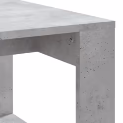 vidaXL Coffee Table Side Table End Table Sofa Table White Engineered Wood - concrete grey - Additional view 6