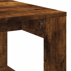 vidaXL Coffee Table Side Table End Table Sofa Table White Engineered Wood - smoked oak - Additional view 6