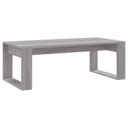 vidaXL Coffee Table Side Table End Table Sofa Table White Engineered Wood - grey sonoma