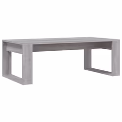 vidaXL Coffee Table Side Table End Table Sofa Table White Engineered Wood - grey sonoma - Additional view 5