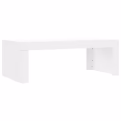 vidaXL Coffee Table Side Table End Table Sofa Table White Engineered Wood - white