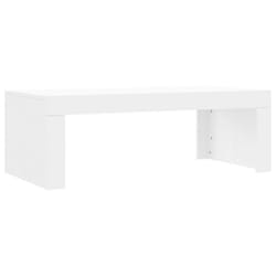 vidaXL Coffee Table Side Table End Table Sofa Table White Engineered Wood - white