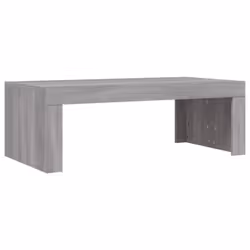 vidaXL Coffee Table Side Table End Table Sofa Table White Engineered Wood - grey sonoma - Additional view 5