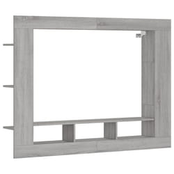 vidaXL TV Cabinet TV Console Sideboard Media Console White Engineered Wood - grey sonoma
