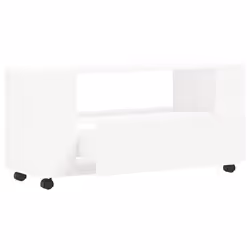 vidaXL TV Cabinet TV Console Sideboard Media Console White Engineered Wood - Additional view 4