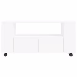 vidaXL TV Cabinet TV Console Sideboard Media Console White Engineered Wood - Additional view 5