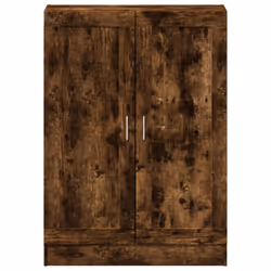 vidaXL Book Cabinet Bookcase Shelf Storage Cabinet Smoked Oak Engineered Wood - Additional view 5
